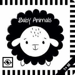 Baby Animals: Kontrastbuch für Babys mit Öffnungen · kontrastreiche Bilder angepasst an Babyaugen · Schwarz Weiß Buch für Neugeborene · Mein erstes Bilderbuch · Montessori Buch - Sawczyn, Agnieszka
