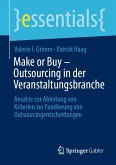 Make or Buy – Outsourcing in der Veranstaltungsbranche (eBook, PDF)