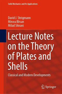 Cover Lecture Notes on the Theory of Plates and Shells (eBook, PDF)