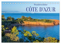 Wunderschöne Côte d'Azur (Tischkalender 2024 DIN A5 quer), CALVENDO Monatskalender