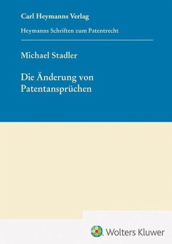 Die Änderung von Patentansprüchen (HSP 25)