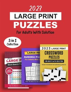 2023 Large Print Puzzles For Adults With Solution - Publishing, Hunter