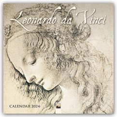Leonardo Da Vinci Wall Calendar 2024 (Art Calendar) - Flame Tree Publishing