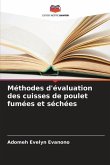 Méthodes d'évaluation des cuisses de poulet fumées et séchées