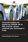 Caractérisation du matériau GMAW de la tôle d'acier mince calibrée par laminage à froid