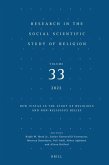 Research in the Social Scientific Study of Religion, Volume 33