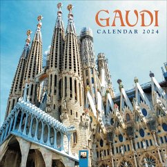 Gaudí Wall Calendar 2024 (Art Calendar) - Flame Tree Publishing
