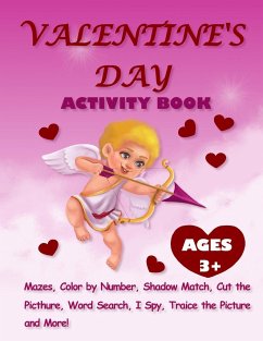 Valentine's Day Activity Book For Kids Ages 3+ - Albeni, Mila