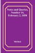 Notes and Queries, Number 14, February... - Bild 1