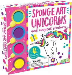 Sponge Art Unicorns and Magical Creatures: With 4 Sponge Tools and 4 Jars of Paint - Igloobooks