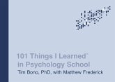 101 Things I Learned® in Psychology School (eBook, ePUB) 101 Things I Learned® in Psychology School (eBook, ePUB)