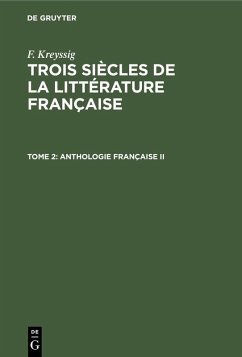 Cover Anthologie française II (eBook, PDF)