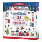 Eurographics 9924-5805 - Adventskalender Christmas Town, Weihnachtsstadt, 24 Puzzles je 50 Teile