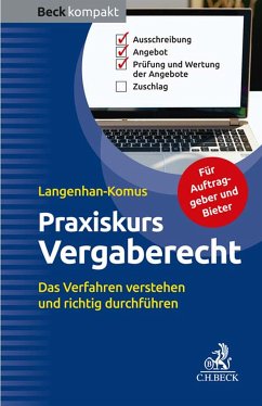 Praxiskurs Vergaberecht (eBook, ePUB) - Langenhan-Komus, Maike