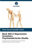 Beck Bdi-ii Depression Inventory Psychometrische Studie