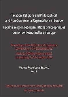 Cover Taxation, religions and philosophical and non-confessional organisations in Europe