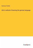 Ahn's method of learning the german language