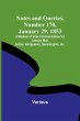 Notes and Queries, Number 170, January... - Bild 1