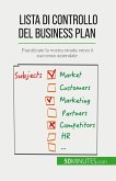 Lista di controllo del business plan