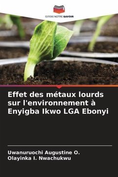 Effet des métaux lourds sur l'environnement à Enyigba Ikwo LGA Ebonyi - Augustine O., Uwanuruochi;Nwachukwu, Olayinka I.