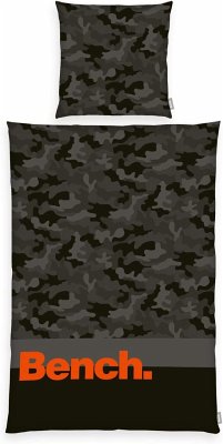 Herding 4412607050 - Bench Bettwäsche camouflage/Tarnmuster, 80 x 80 cm, 135 x 200 cm