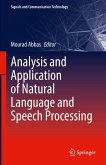 Analysis and Application of Natural Language and Speech Processing (eBook, PDF)