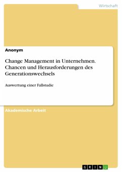 Cover Change Management in Unternehmen. Chancen und Herausforderungen des Generationswechsels (eBook, PDF)