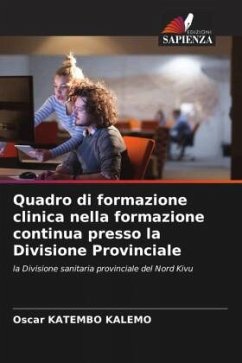 Quadro di formazione clinica nella formazione continua presso la Divisione Provinciale - Katembo Kalemo, Oscar