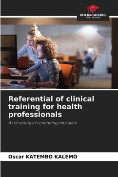 Referential of clinical training for health professionals - Katembo Kalemo, Oscar