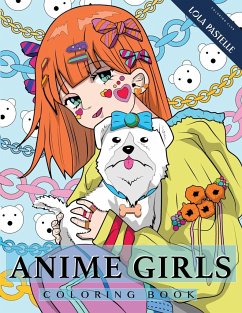 Anime Girls Coloring Book - Pastelle, Lola