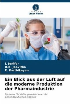 Ein Blick aus der Luft auf die moderne Produktion der Pharmaindustrie - Jenifer, J.;Jeevitha, B.K.;Karthikeyan, E.