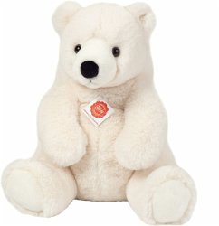 Teddy Hermann 91546 - Eisbär sitzend, Plüschtier, 35 cm