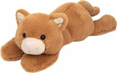 Teddy Hermann 93949 - Katze Kikki mit Schlenkerbeinen, Plüschtier, braun, 35 cm