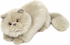 Teddy Hermann 91839 - Katze, Perserkatze liegend, Plüschtier, 24 cm