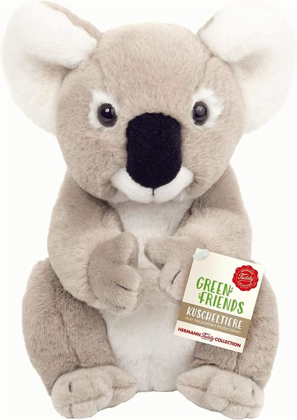 Teddy Hermann 91428 - Koala sitzend, Plüschtier, 21 cm, Green Friends