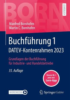 Buchführung 1 DATEV-Kontenrahmen 2023 - Bornhofen, Manfred;Bornhofen, Martin C.