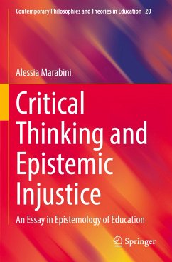 Critical Thinking and Epistemic Injustice - Marabini, Alessia