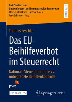 Das EU-Beihilfeverbot im Steuerrecht - Peschke, Thomas