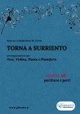 Torna a Surriento - Voce, Violino, Flauto e Pianoforte (partitura e parti) (fixed-layout eBook, ePUB)