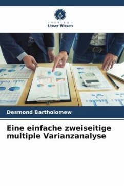 Eine einfache zweiseitige multiple Varianzanalyse - Bartholomew, Desmond