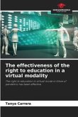 The effectiveness of the right to education in a virtual modality