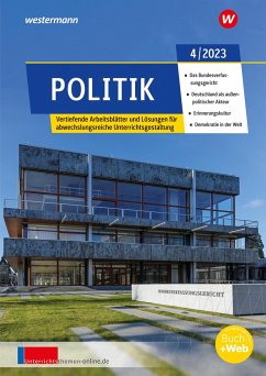 Cover Unterrichtsthemen Politik. Arbeitsblätter für Ihren Unterricht: Ausgabe 4/2023