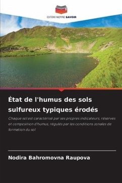 État de l'humus des sols sulfureux typiques érodés - Raupova, Nodira Bahromovna