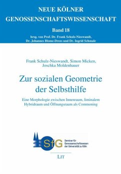 Zur sozialen Geometrie der Selbsthilfe - Micken, Simon; Moldenhauer, Joschka; Schulz-Nieswandt, Frank
