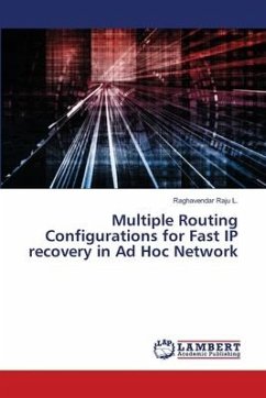 Multiple Routing Configurations for Fast IP recovery in Ad Hoc Network
