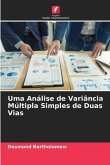 Uma Análise de Variância Múltipla Simples de Duas Vias