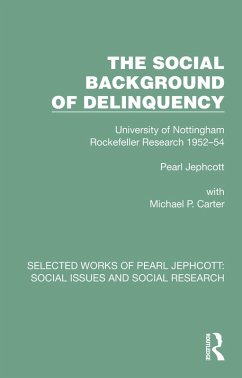 Cover The Social Background of Delinquency (eBook, PDF)