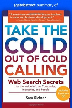 Summary of Take the Cold Out of Cold Calling by Sam Richter (eBook, ePUB) - getAbstract AG