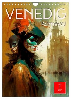 Venedig Karneval (Wandkalender 2024 DIN A4 hoch), CALVENDO Monatskalender - Roder, Peter