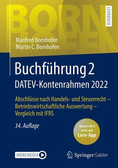Buchführung 2 DATEV-Kontenrahmen 2022 (eBook, PDF) - Bornhofen, Manfred; Bornhofen, Martin C.